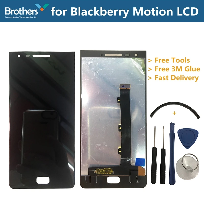 LCD Screen for BlackBerry Motion LCD Display Touch Screen Digitizer for BlackBerry Motion LCD Assembly 5.5'' Phone Replacement (2)