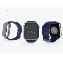 Sport Tragbare Geräte GD19 Bluetooth Smart Uhr Android Verbunden Uhr Armbanduhr Unterstützung Sim-karte Telefon Smartwatch PK GT08