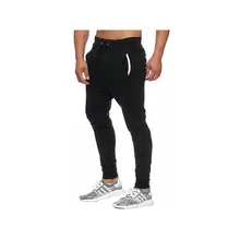 Новые европейские и американские мужские модные строчки сплошной цвет веревка эластичная талия брюки повседневные брюки