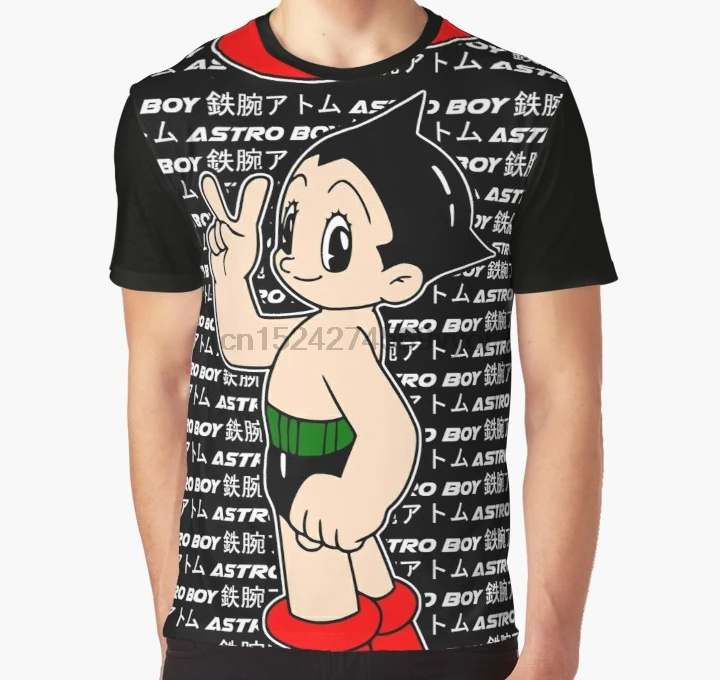

All Over Print T Shirt Men Funy tshirt Astro Boy - Mighty Atom (Tetsuwan Atom) Graphic T-Shirt