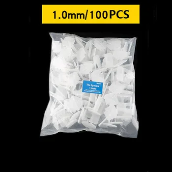 

100Pcs 1mm leveling wedges Tile Levelling Spacers Flooring Tiling Tool For Suit Household System Floor