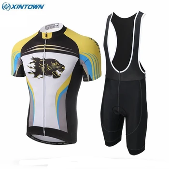 

2017 XINTOWN Team Men's Ropa Ciclismo Cycling Shirts Jersey Gel Pad Bib Short Set MTB Bike Bicycle Clothing Sets