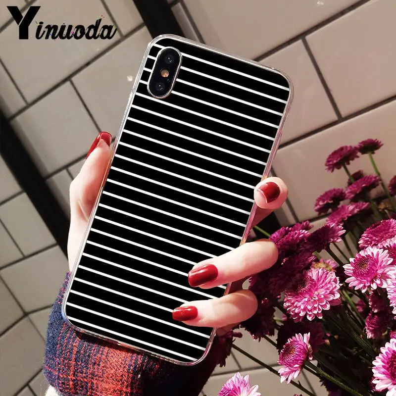 Colorful stripes black and white