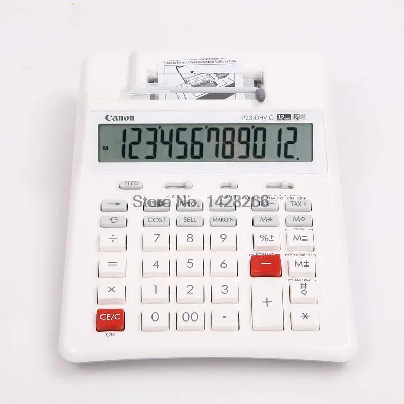 1 Piece Canon P23 DH V 2 color mini Desktop Printing font b Calculator b font
