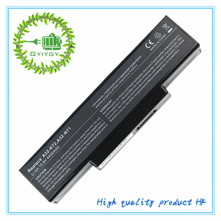 GYIYGY 6CELL Battery For ASUS A32 K72 A32 N71 70 NZYB1000Z K72JR K72JK ...