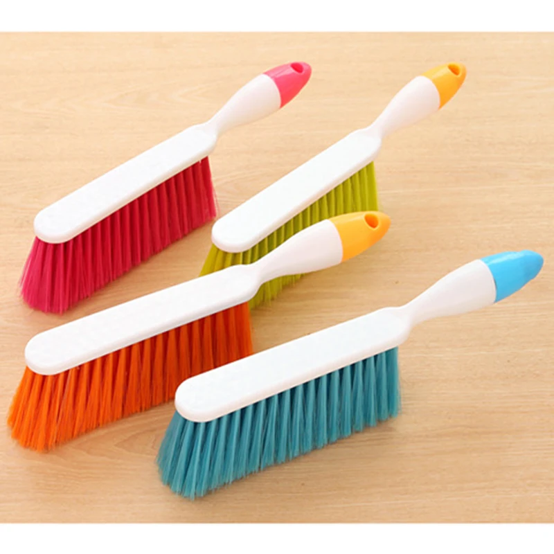 1 piezas Color del caramelo cepillo de limpieza mango largo limpiador cocina accesorios Anti-estática del polvo para sofá cama limpieza Hogar