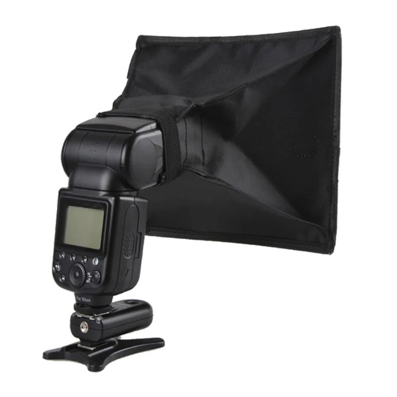 Универсальный квадратный мягкий экранный Рассеиватель Вспышки для Nikon Canon для sony