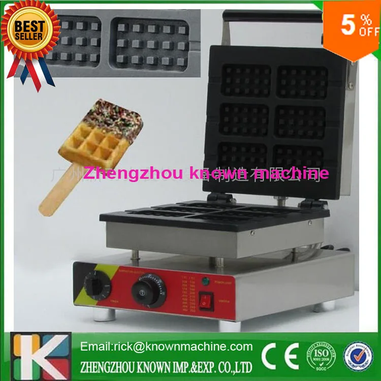 

5% discount for 6 pcs square egg waffle maker custom plate