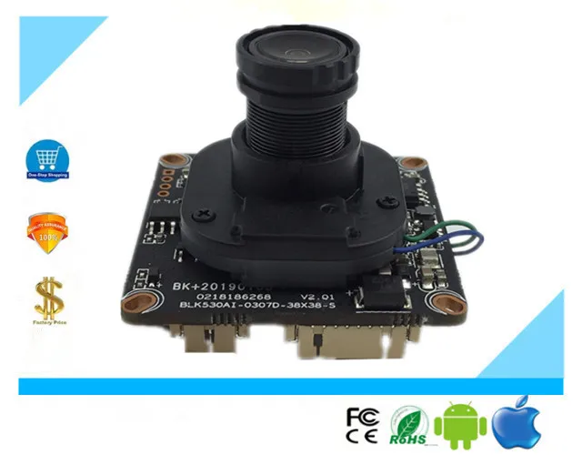 

XM530+Sony IMX307 IP Camera Module Board with IRC M12 Lens FishEye 2.8-12mm Lens H.265 1080P Audio Onvif P2P Cloud CMS XMeye