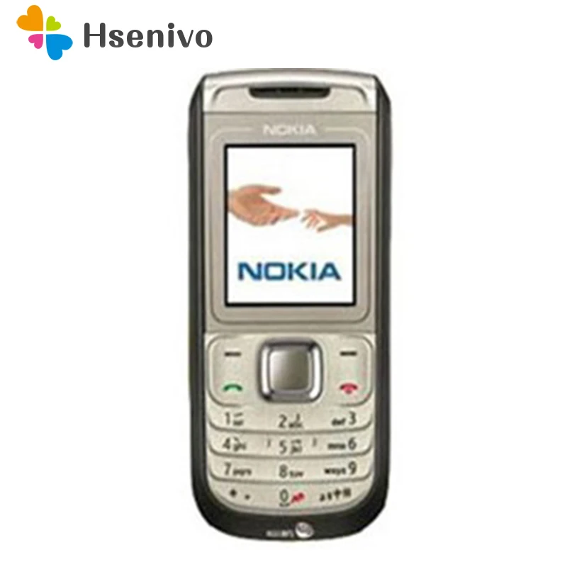 1681 Восстановленное Оригинальный разблокирована Nokia 1681c мобильного телефона один год гарантии Восстановленное
