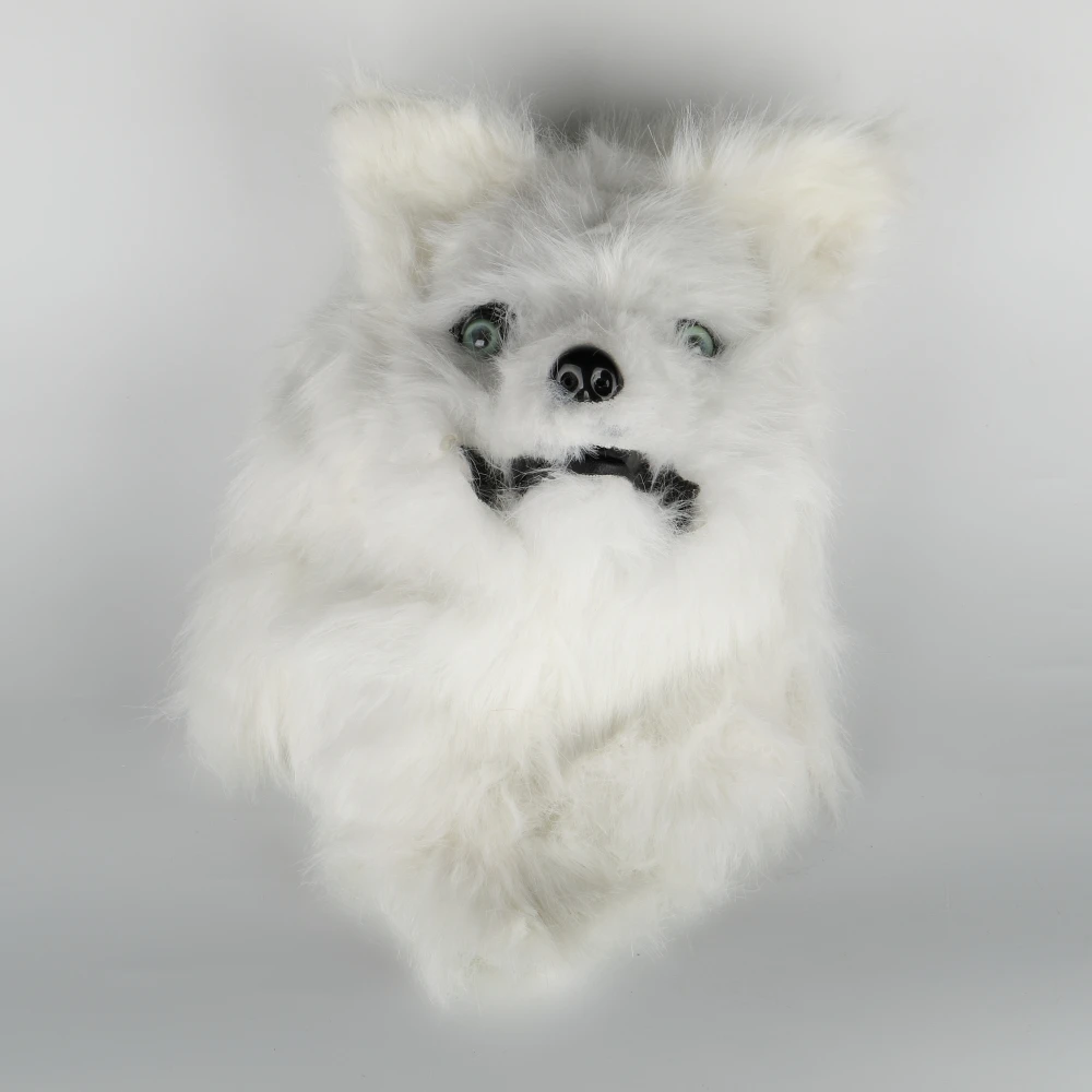 Cosplay Latex Mask Carnival Prop Costume Masks Adult Animal White Dog Mask Cosplay Halloween Party (16)