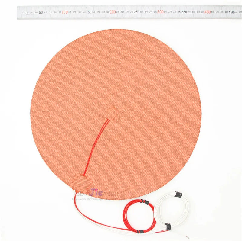 Dia-350mm-800W-Round-Circular-Silicone-Heater-Delta-Style-3D-Printer-HeatBed-Heating-Pad-KEENOVO
