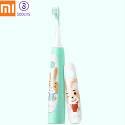 Xiaomi SOOCAS C1 Милая Водонепроницаемая звуковая электрическая зубная щетка для детей перезаряжаемая ультра звуковая зубная щетка