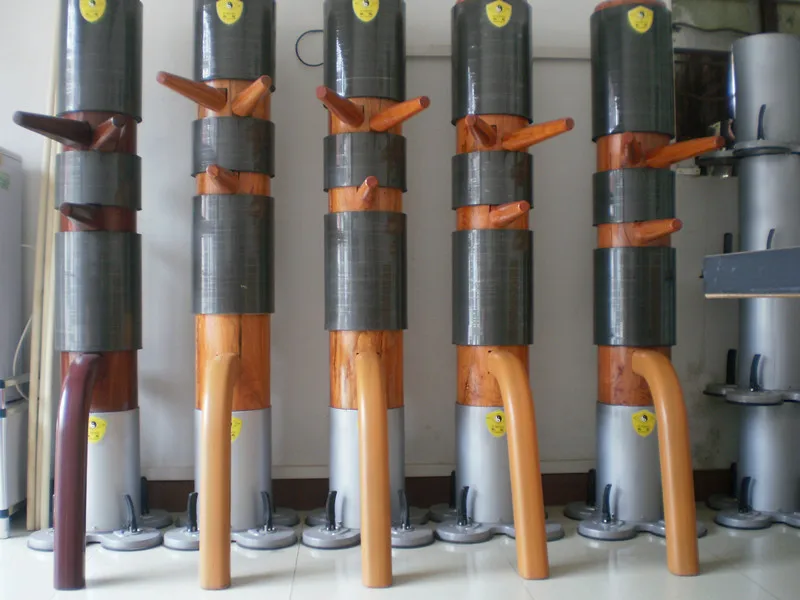 

Wing Chun Mind Mook Jong, wooden dummy,Muk Yan Jong made of oak TOP quality hardest Wood 10000KG strong suck 67kg HEAVY