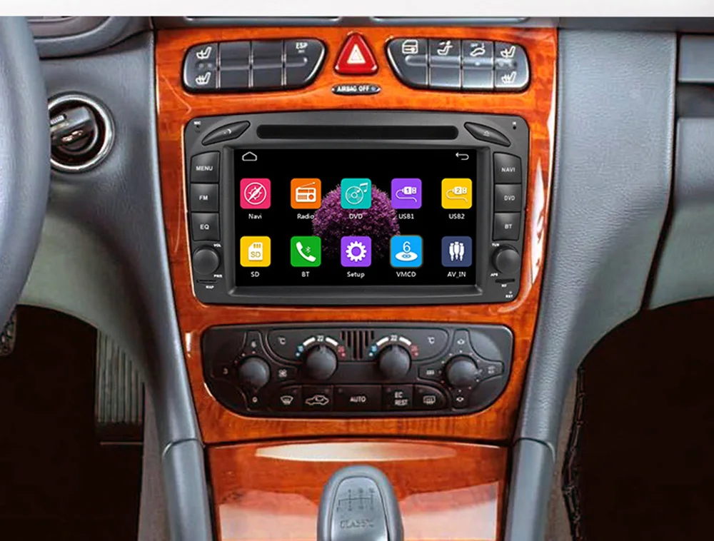 Flash Deal 7 inch 2 din car dvd play radio gps for Mercedes/Benz Clk W209/W203/W168/M/ML/W163/Viano/W639 car multimedia autoradio GPS MAP 3