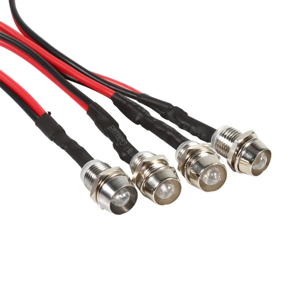 4 шт. светодиодные ламсветильник 12 В 8 мм|12v car led lamp|car panel lightled van |