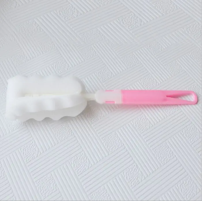 Bottle Brushes Popular Sponge Brush Baby Bottle Brush Cup Glass Washing Cleaning Kitchen Cleaner Tool Bottle Brushes
