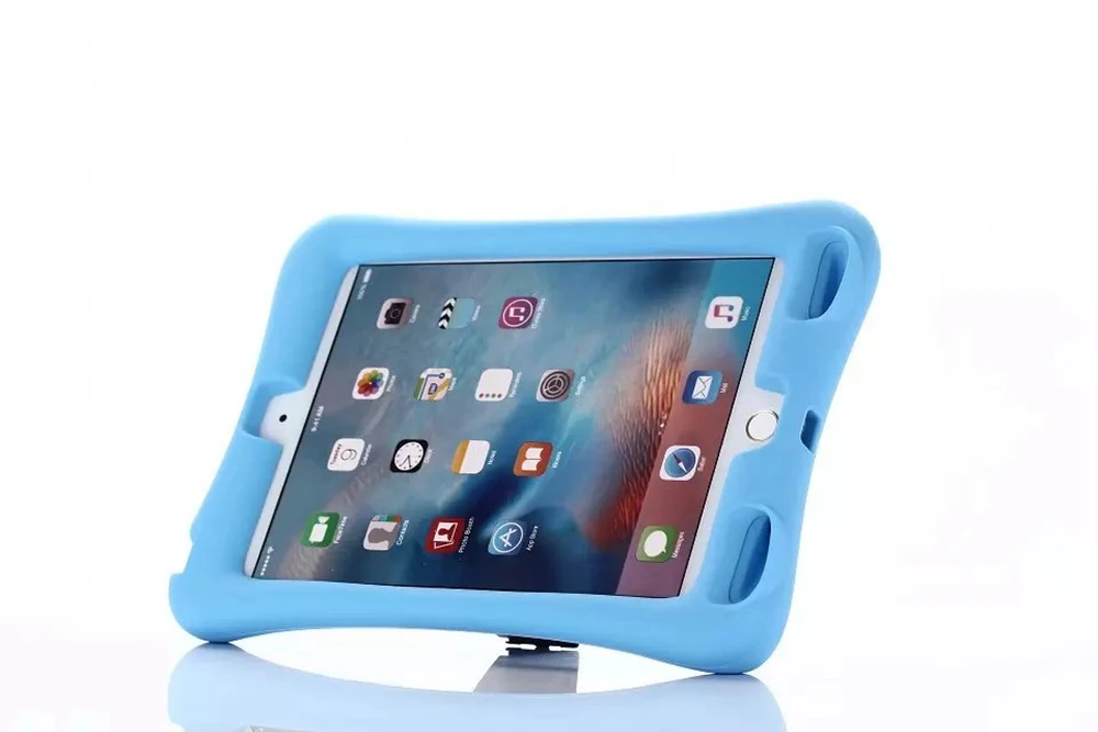 Чехол для Apple iPad mini 5 2019 mini 4 A1538 A1550 дети Безопасный противоударный мягкая силиконовая подставка всего тела Cover Tablet защита