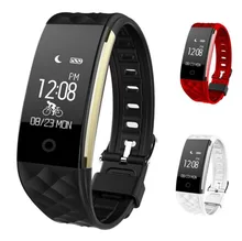 S2 Smart Bluetooth Пульсометр IP67 Водонепроницаемый Smartband Браслет Для Android IOS Телефон Деятельность Трекер Браслет