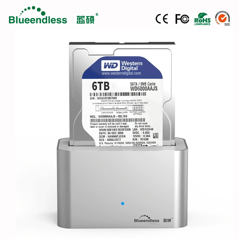 Koop 5 GBPS 3 TB SATA USB3.0 2.5 #039; #039;3. 5 #039; #039;HDD Docking Station Externe Opslag Behuizing met CE FCC 3C ROHS Hard Disk Case hdd docking