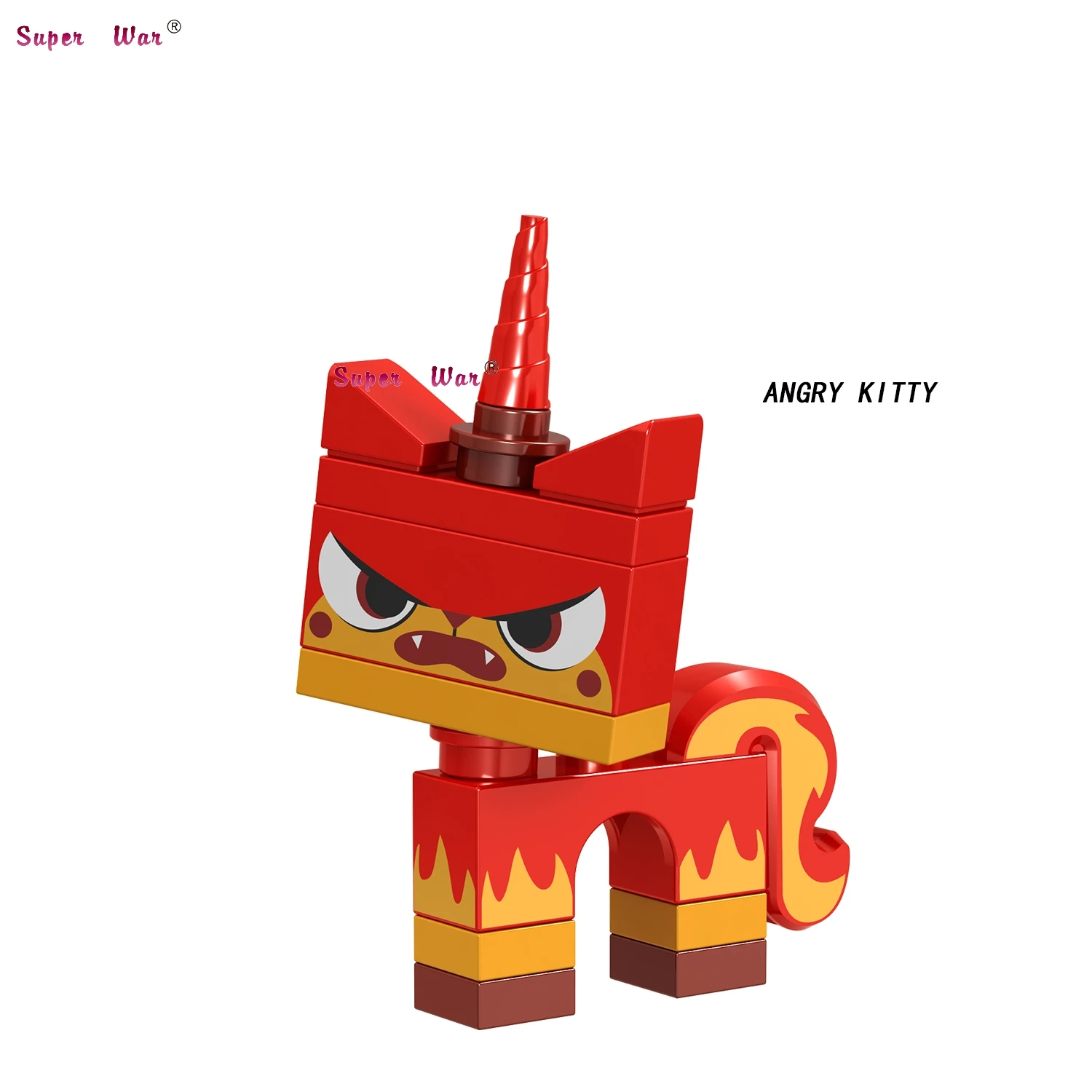 Единичные строительные блоки мультфильм фильм сила Герой Фабрика Unikitty Emmet Wyldstyle Sonic Rangers DIY игрушки для детей - Цвет: JL004