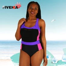 Слитный женский купальник, сексуальный, слинг, Холтер, спортивный стиль, сплошной цвет, большой размер, купальный костюм, пуш-ап, женский, из кусков, в полоску