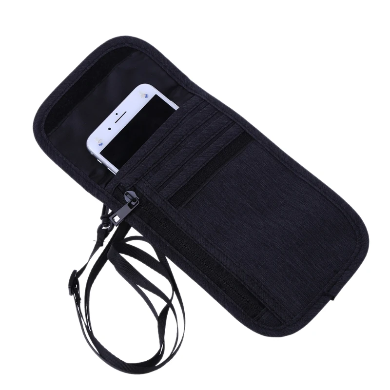 THINKTHENDO Travel RFID Blocking Anti Theft Passport Holder Hidden Neck