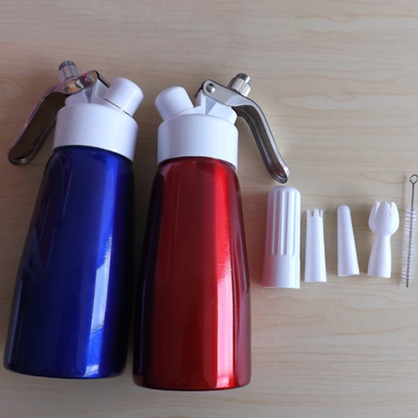 Professional 250ML Whipped Cream Dispenser Aluminium Cream Whipper