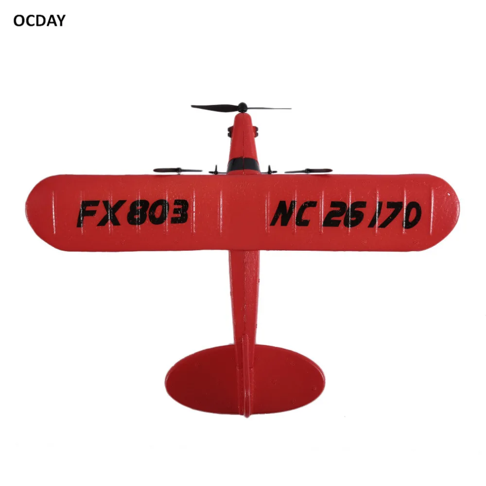 OCDAY FX803 Remote Control RC Plane Glider Aerodone Toy Children Audult 150m Foam Airplane Red Blue Battery RC Drones