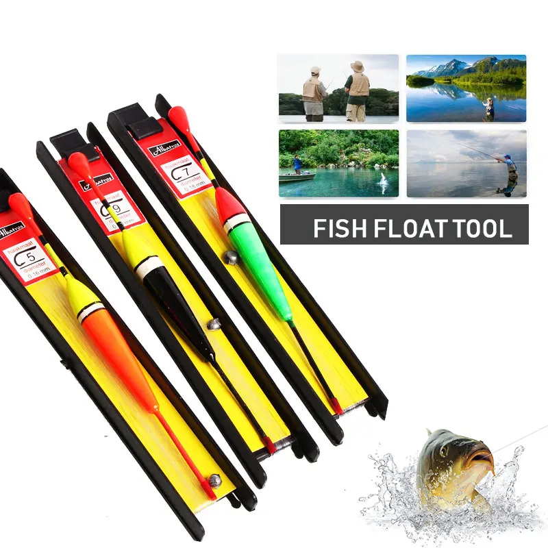 

3Pcs Fishing Floating Buoy Outdoor Sports Vertical Fish Floats Tackle Wooden Set