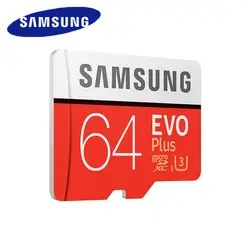 SAMSUNG EVO Plus 32 GB Microsd карты 64 GB флэш-карты памяти 128 Гб карты памяти 256 ГБ SDHC SDXC U1 U3 C10 UHS-I 100 МБ/с. для мобильного телефона