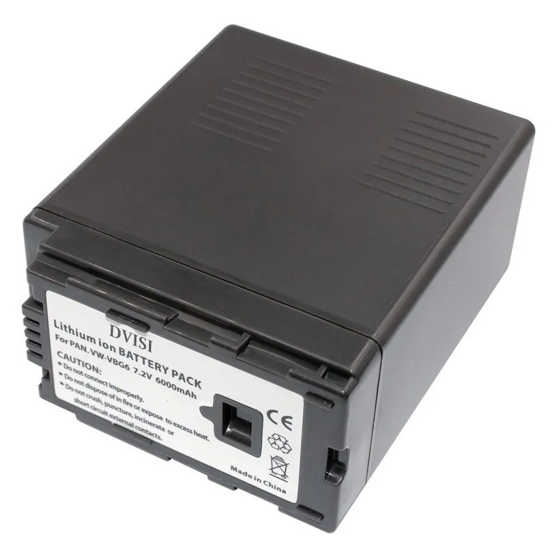 Аккумуляторная литий ионная батарея VW VBG6 VWVBG6 7 2 в 6000 мАч 4 шт.|camera battery|battery for