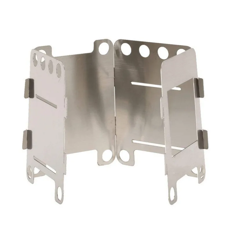 

Foldable Stove Firewood Stove Outdoor Alcohol Picnic Cooking BBQ Burners Stainless Steel Titanium Camping Stove