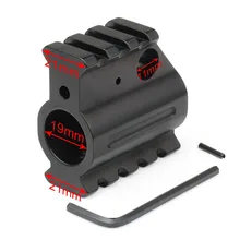 Заподлицо Пикатинни Quad Rail высота газоблок+ рулон штифт. 750 обычный профиль