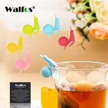 WALFOS бренд 3 шприц кондитерский с разными насадками милый в форме улитки силиконовый пакетик для чая держатель чашка кружка подвесной инструмент чайные инструменты
