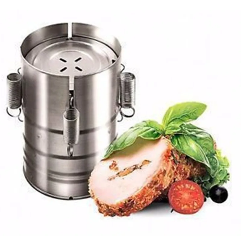 

3 Layers Meat Cooking Hamburger Press Stainless Steel Ham Patty Burger Maker Mold Non-rust Meat Poultry Tools Kitchen Products