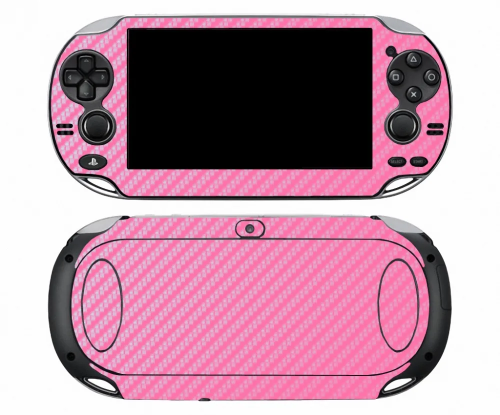 Playstation PSP Vita Pink Carbon Fiber Skin Skins Decal for case Cover wrap CFvitaPink Decalrus 