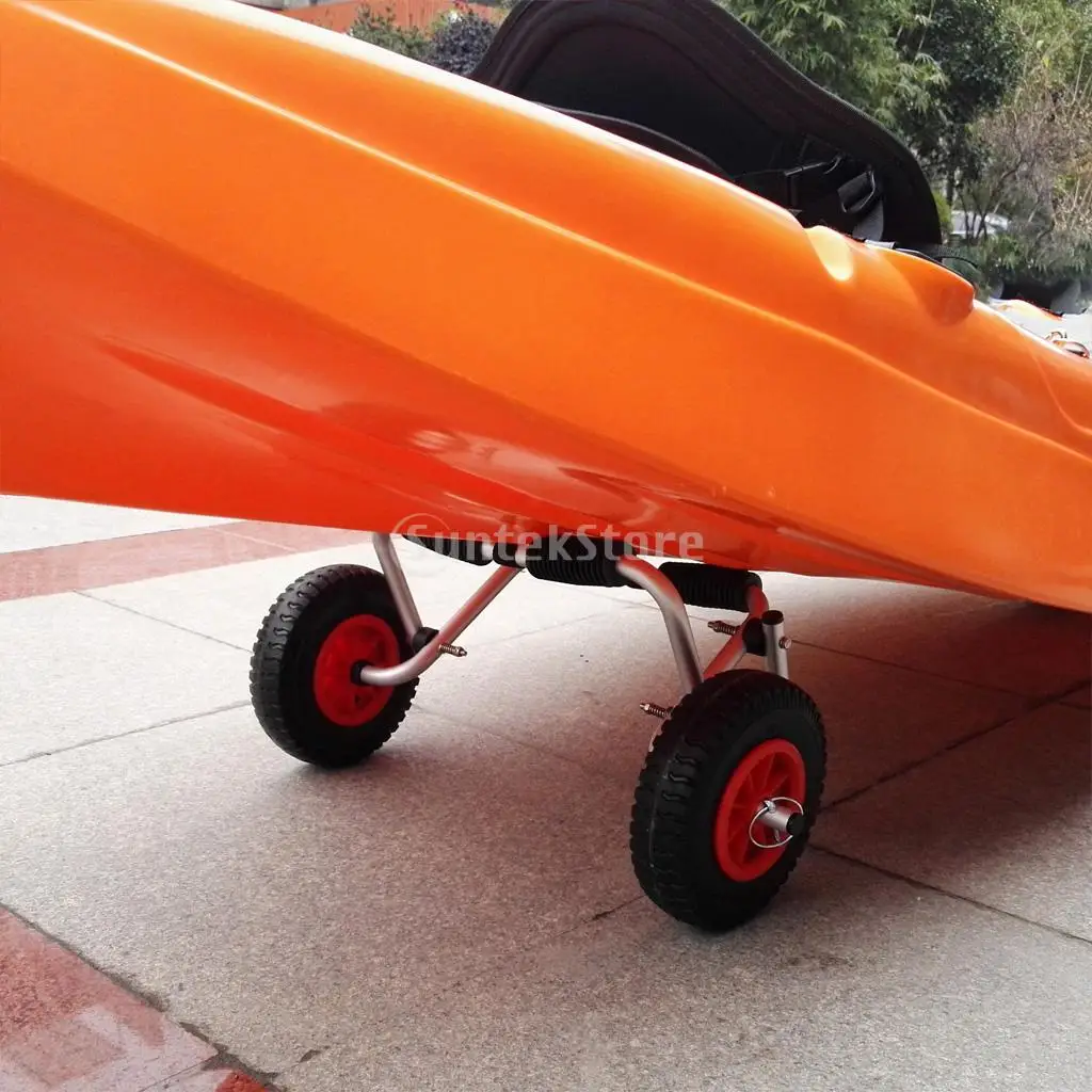 

2pcs 8"/ 20.32cm Outer Diameter Replacement/ Spare Puncture Proof Tyre on Wheel for Kayak Canoe Trolley/Trailer/Cart 150kg Load