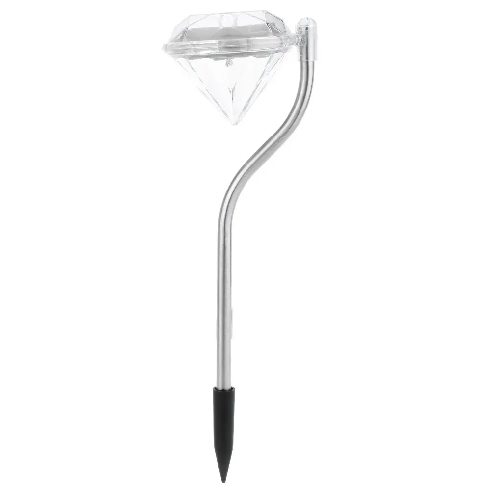 

4 sheets set RBG color change diamond type LED lawn light LED sensor solar garden light for pedestrian pathway for garden
