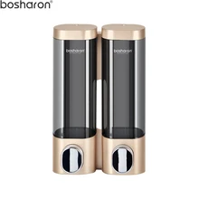 Золотой диспенсер для жидкого мыла моющее средство для душа шампунь Бутылка Контейнер дозаторы для мыла настенные аксессуары для ванной комнаты