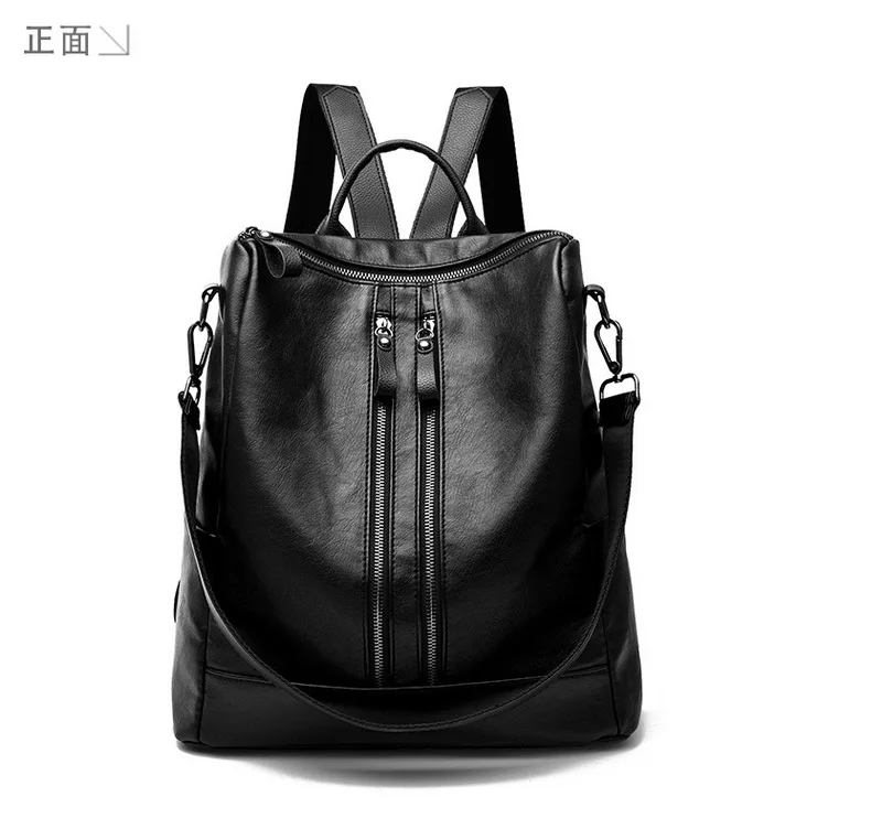 Noir Gratuite À Livraison Femmes Sacs Doux En Dos Sac Cuir THzHqwZSFx