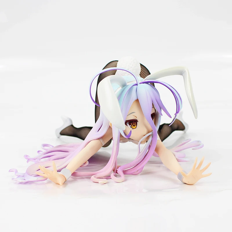 Аниме NO GAME LIFE Bunny Girls Shiro сексуальная версия игры White 3 ПВХ экшн фигурки