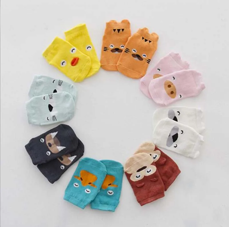 Newborn Toddler floor sock Baby Boy Girl Socks anti slip Cute Cartoon tiger/pig/dock Skid Resistance For newborns infantile