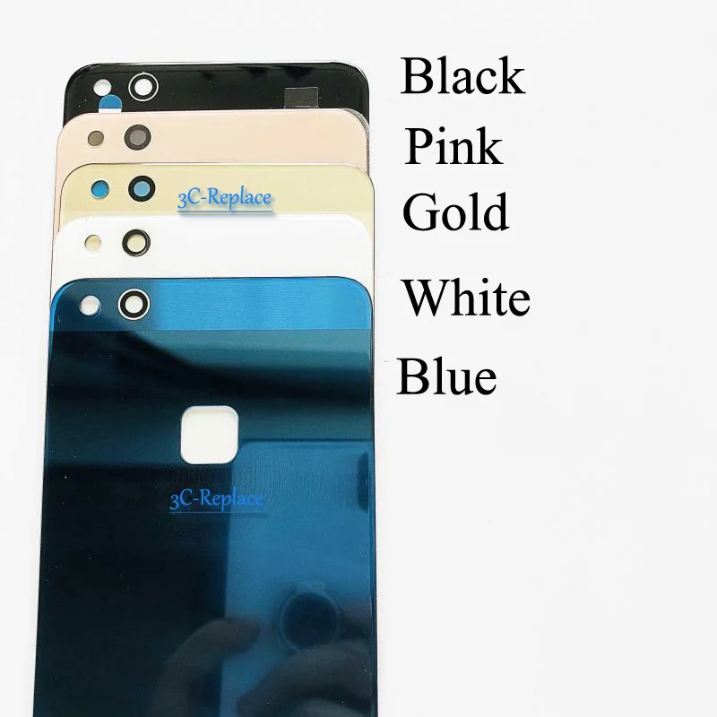 Для huawei P10 Lite P10Lite WAS-LX2J WAS-LX2 WAS-LX1 WAS-L03T WAS-LX3 задняя Батарея крышка дверца батарейного Корпус чехол сзади Стекло запчасти