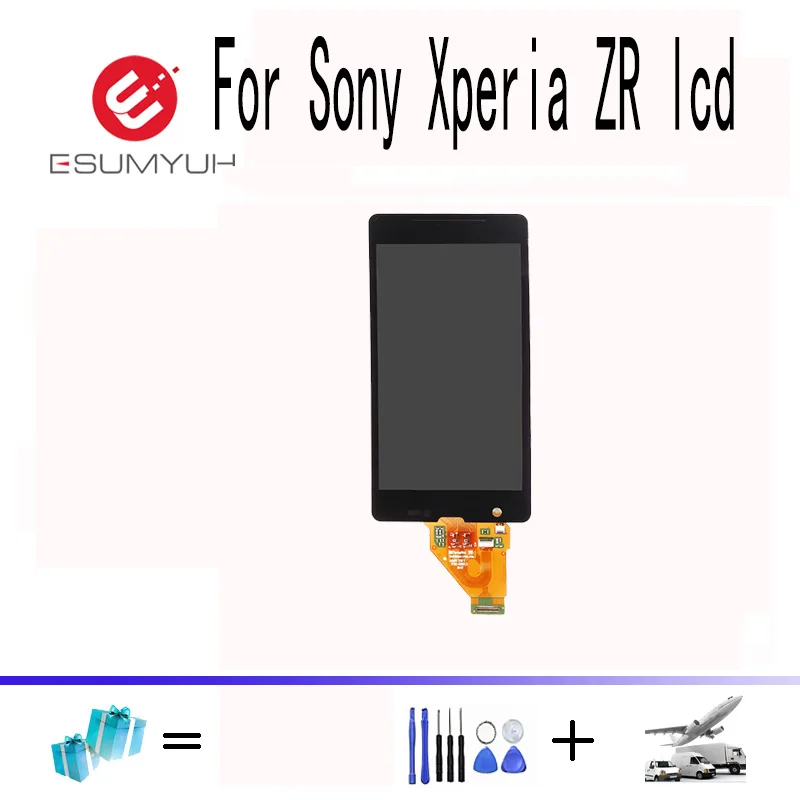 ЖК-дисплей для Sony Xperia ZR M36h C5503 C5502 дигитайзер сенсорный экран в сборе запасные