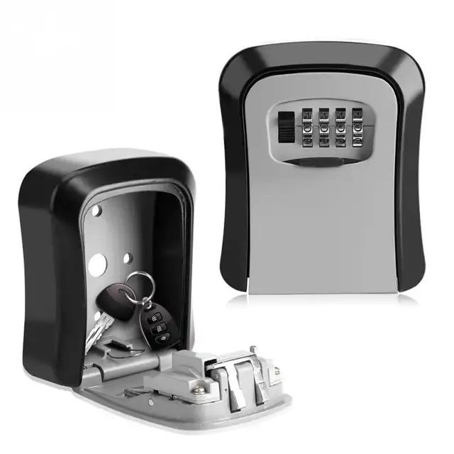 Online Shop Wall Mounted Safety Metal Key Box Key Cabinet Lock