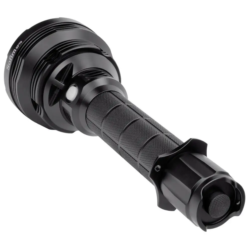 Sofirn SP70 светодиодный Мощный фонарик 26650 18650 тактический Cree XHP 70.2 лм IP68 ATR Маяк 8