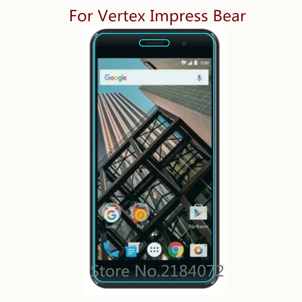 9H 2.5D Защитное стекло для экрана Vertex Impress Bear закаленное стекло для смартфона Защитная пленка для экрана