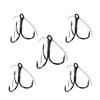 5pcs/box Treble Fishing Hook Anti-hang Jig Hook High Carbon Steel Barbed Hook with Box Bass Fishing Tackle M/L FH97 ► Photo 2/6