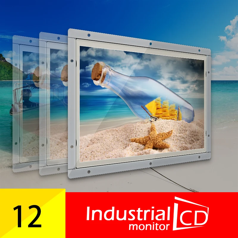 US $157.38 Faismars 121 Inch 1280800 Industrial Lcd Monitor IPS LCD Screen 121 Inch Widescreen Mini Monitor With VGA HD Input